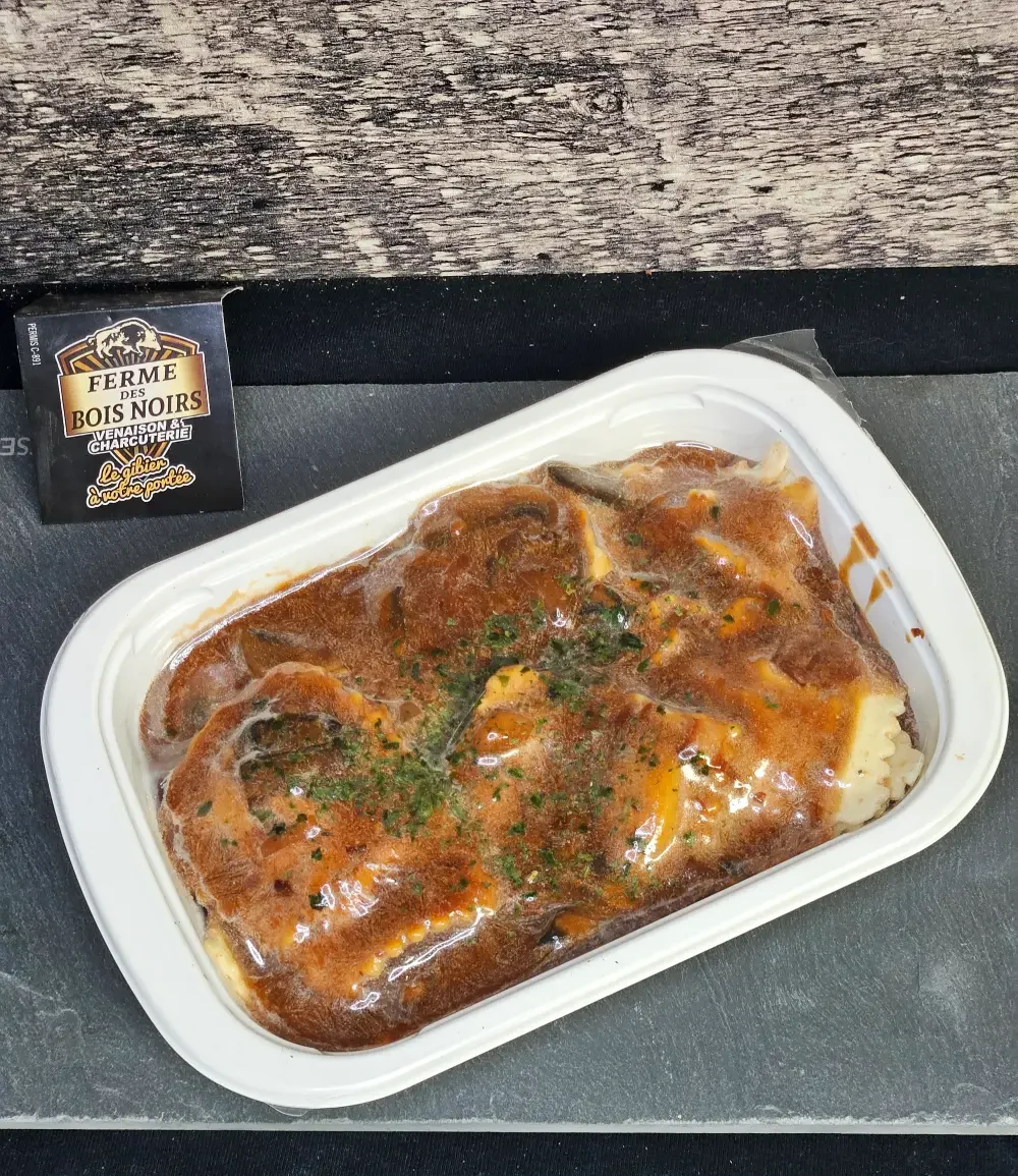 Ravioli au Cerf - Sauce chasseur